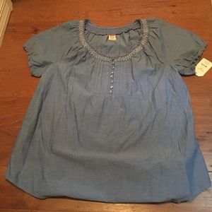 Chambray top
